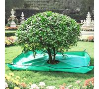 Landscape Pruning Tarp, 100x100cm Landscape Tarp for Trimming with 7.8 inch Hole & Corner Buckles, Pruning Trees Garden Shrub Leaf Collection