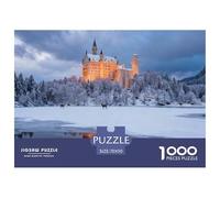 Landscape Puzzle 1000 Pieces Adults Teens Creative Mind Relax Hobby Ice Castle Strong Fit Durable Materials 70x50cm/1000pcs