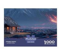Landscape Puzzle 1000 Pieces Adults Teens Decorative Hobby Entertainment Forest Cottage Gift Ready Eco Board 70x50cm/1000pcs