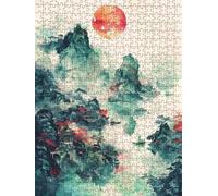 Landscape Scenery Jigsaw Puzzle 4000 Piece, Puzzles for Adults 4000, The Impossible Challenge, Jigsaw Puzzle Games Classic Educational, Wooden Puzzles, for Home Wall Decoration Gift FNKL1-915