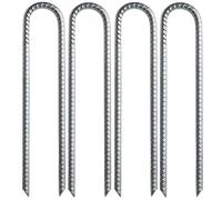 Landscape Staples Set - Gauge U Shaped Metal Stakes, Strong Galvanized Ground Pins | Reliable Fixing Support for Irrigation Tube Garden Mat Provide Greater Grip and Flexibility Easy to Use