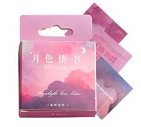 Landscape Stickers, Moonlight Scrapbooking Labels, Waterproof Assorted Decals, Art Project Decorative Supplies, Stationery for Women, Girls, Teens, Students