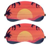 Landscape Sunset with The Palms Dutch Velvet Sleep Shade