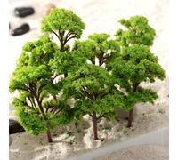 Landscape Supplies,20Pcs 12cm Trees Model Garden Train Railway Architectural Scenery Layout Architectural Festive Party Decor 1:75-100