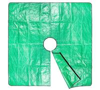 Landscape Tarp for Trimming with 12" Hole, Garden Tree Trimming Tarps, 78.7"X78.7" Pruning Tarp, Four Corners Has Corner Buckles for Easy Fixing Around Shrubs and Trees
