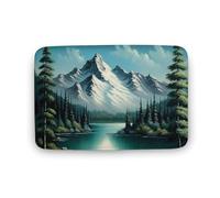 Landscape-The Mountains And Water Mat Entry Absorbent Entrance Rug Washable Doormat For Pets Garden Kitchen 40 X 60Cm
