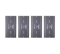 Landscape Tiles for City Layout Activity Toy with Rounded Edges Road Tracks