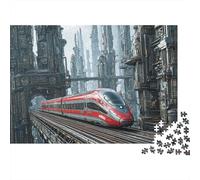Landscape Train Jigsaw Puzzle Extremely Difficult, Very Hard to Complete Suitable for Adults 1000pcs (75x50cm)