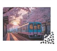 Landscape Train Jigsaw Puzzle Suitable for All Ages Medium Difficulty Ideal for Decorative Purposes 1000pcs (75x50cm)