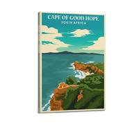 Landscape Travel Retro South Africa Cape of Good Hope Coast Decorative Painting Canvas Wall Posters And Modern Family Bedroom Decor 08x12inch(20x30cm)