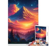 Landscape V Jigsaw Puzzles 1000 Pieces for Adults Peaceful Calm Stress Relief Mindful Peaceful Leisure Game (38X52cm)