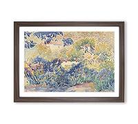 Landscape Vol.1 by Henri-Edmond Cross Framed Print | A2 Walnut Framed Wall Art | Ready to Hang | Modern Religious Picture | Living Room Bedroom Lounge Office