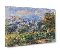 Landscape Vol.4 By Pierre Auguste Renoir Canvas Print | Gallery Wrapped 30mm Frame Wall Art | 30x20 inches | Ready to Hang | Impressionist Landscape Picture | Living Room Bedroom Lounge Office