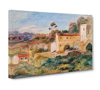 Landscape Vol.7 By Pierre-Auguste Renoir Canvas Print | Gallery Wrapped 30mm Frame Wall Art | 30x20 inches | Ready to Hang | Impressionist Landscape Picture | Living Room Bedroom Lounge Office