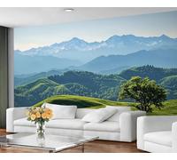 Landscape Wallpaper for Living Room - Peel and Stick Wallpaper, Spring Mountain Bedroom Wall Paper, Large Wall Mural & Nature Scenery Home Decor, Self Adhesive