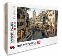 Landscape Wooden Jigsaw Puzzles 141x87cm, Architecture Jigsaw Puzzles 4000 Piece for Adults with Box, Educational Challenging Game, Girls Gifts, Back Lettering Easy to Distinguish, Home Decor, O-9188