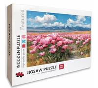 Landscape Wooden Jigsaw Puzzles 141x87cm, Flower Jigsaw Puzzles 4000 Piece for Adults with Box, Educational Challenging Game, Gifts for Teens, Back Lettering Easy to Distinguish, Home Decor, G-1982