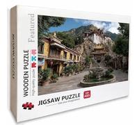 Landscape Wooden Jigsaw Puzzles 156x105cm, Architecture Jigsaw Puzzles 5000 Piece for Adults with Box, Educational Challenging Game, Girls Gifts, Back Lettering Easy to Distinguish, Home Decor, 2-1461