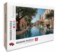 Landscape Wooden Jigsaw Puzzles 179x105cm, Architecture Jigsaw Puzzles 6000 Piece for Adults with Box, Educational Challenging Game, Girls Gifts, Back Lettering Easy to Distinguish, Home Decor, S-5126
