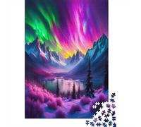 Landscape1000 Pieces Jigsaw Puzzles for Adults And Kids Educational Games AuroraChallenging for Home Decoration Great Gift Idea70x50cm/1000pcs