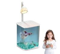 Landscaped Glass Aquarium - Decorative Aquarium with Glass, Ideal For And Fish | Compact Design For Homes And Offices, Durable Aquarium For A Beautiful Water