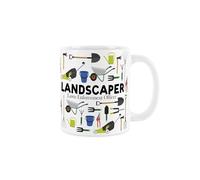 Landscaper Mug - Humorous Gardener Funny Novelty Gift - Tea/Coffee Hot Drinks White Ceramic Cup Present