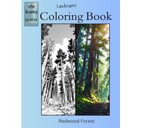 Landscapes Coloring Book Series: Redwood Forest