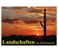 Landscapes in a frenzy of color UK-Version (Wall Calendar 2026 DIN A3 Landscape), CALVENDO 12 Month Wall Calendar