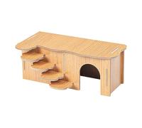 Landscaping Toys With Climbing Ladder,Wooden Hamster Toys | Hamster Hiding Corner House Cage Accessories for Hamster, Syrian Hamsters, Dwarf Hamster