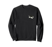 Landseer Dog Mom Dad Newfoundland Puppy Sweatshirt