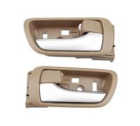LANDSIN 2Pcs Interior Door Handle Fit for Toyota Camry 2002 2003 2004 2005 2006, Front Rear Driver Passenger Side Inside Door Handles, Replacement 69206-YC030-05, Beige