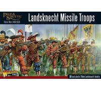 Landsknechts Missile Troops - 28mm Scale Plastic Miniatures for Pike & Shotte by Warlord Games - Highly Detailed Miniatures for Table-top Wargaming