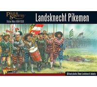 Warlord Games Landsknechts Pikemen - 28mm Scale Plastic Miniatures for Pike & Shotte Highly Detailed Miniatures for Table-top Wargaming