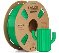LANDU PETG Filament 1.75mm Green 1KG High Speed 30-600mm/s 3D Printer Filament Dimensional Accuracy +/- 0.02 mm, 1kg Cardboard Spool(2.2lbs) Fits for Most 3D Printers,Rapid PETG Green