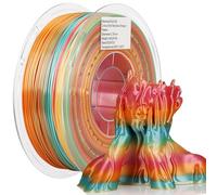 LANDU Silk PLA 3D Printer Filament Multicolor Rainbow PLA Filament 1.75mm Gradient Color Changing Filament 1kg (2.2lbs) Dimensional Accuracy +/- 0.02 mm Silk Rainbow Filament