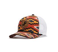 Lane Frost Pre-Curved Western Trucker Hats for Men & Women, Diamondback (Rope), M