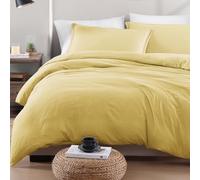 LANE LINEN 4-Piece Super King Bedding Set - Pre-Washed Microfiber Duvet Cover, Fitted Sheet, and Pillowcase - Cozy and Durable (Cocoon)