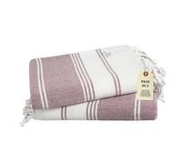 LANE LINEN Beach Towels For Women, 2 Pack Large Turkish Towels Oversized, Sand Free, Quick Dry, Lightweight Travel Towel, Soft Beach Bath Towel, 39"x71" - Fired Brick
