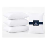LANE LINEN Cushion Inserts (Pack of 4) - 30x50 cm (12x20 inch) Throw Pillow Inserts - Hollowfibre Inner Pads for Sofa or Bed - White Cushion Fillers