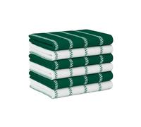 LANE LINEN Kitchen Towel Sets - 6 Pack Cotton Dish Towels for Drying Dishes, 18”x 28”, Hand Towel, Absorbent Tea Towels, Quick Drying Kitchen Towel Set - Christmas Green