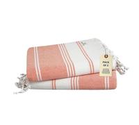 LANE LINEN Turkish Beach Towel 2 Pack, Oversized Towel 39"x71", Cotton Rich Beach essentials For Women, Large Pool Towel, Absorbent & Quick Dry, Sand Free - Bird of Paradise