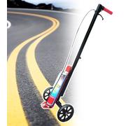 Lane Marking Applicator, Hand-Push Line Marker Spray Paint Machine for Schools, Sports, and Garages - Draw Straight Lines, Curves, and Circles