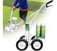 Lane Marking Machine for Sports Surfaces - Hand-push Line Marker Spray Paint Applicator for Road or Grass Marking Works
