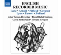 LANE/ROYAL BALLET SINFONIA/TURNER: ENGLISH RECORDER MUSIC - CD