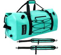 Lanedo 80L Dry Bag Large Waterproof Bag Roll-Top Heavy Duty Fishing Duffel Bag with Durable Straps & Handles for Kayaking Paddle boarding Boating Rafting Fishing Canoeing Camping (LAKE BLUE)