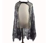 Laneko Halloween Kids Spider Web Cape Girls Halloween Party Role Play Spiderweb Dress Up Cloak (28 inch)