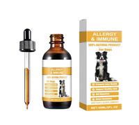 LANEPORD Dog Yeast Infection Treatment for Dog Itchy Skin & Ear Relief | Soothes Allergies & Itching | Fast-Acting Formula for Dogs - 60ml Solution