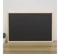 Laneryin Chalkboard with Varnished Wooden Frame 60x40cm Large Blackboard Chalk Writing Board Wall Mounted Blackboard Kitchen Black Boards for Walls Notice- Ideal for School, Home & Office