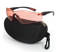 LaneTop AntiFog Shooting Glasses ANSI Z87.1 Eye Protection for Indoor Oudoor Sports Skeet Clay Trap Shooter Range Glass Shooting Eyewear for Men Women-Vermillion