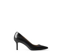 Lanette Leather Stiletto Heels Black